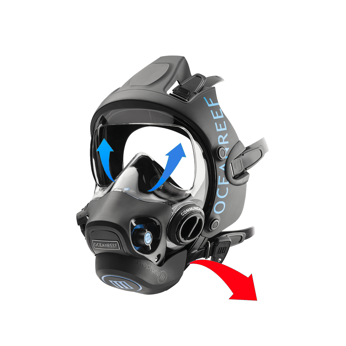 OCEAN REEF Diving - Integrated Diving Mask