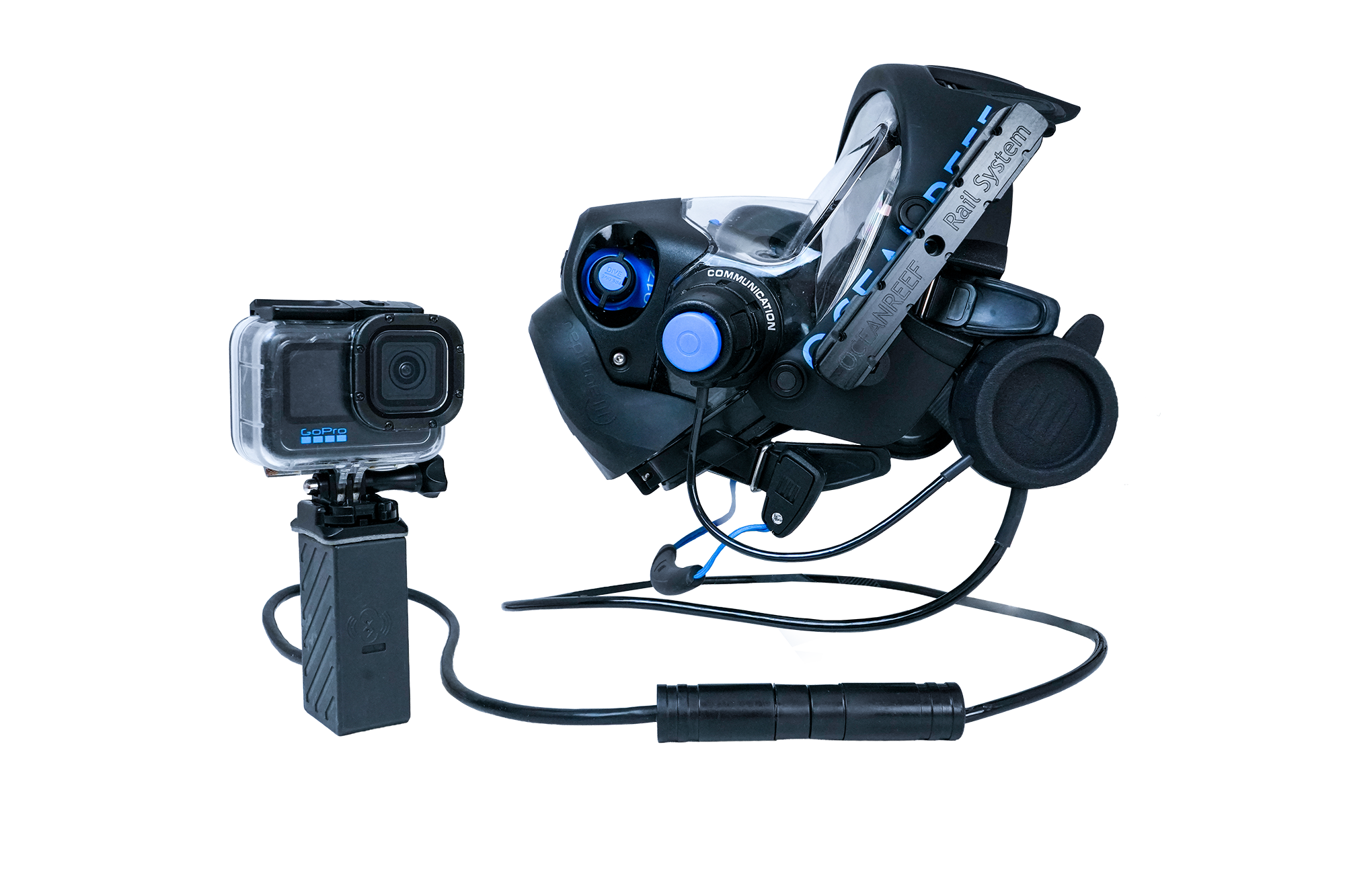 Neptune III Full Face Mask w/Alpha Pro UW 2.0 Comm. Unit & WMT
